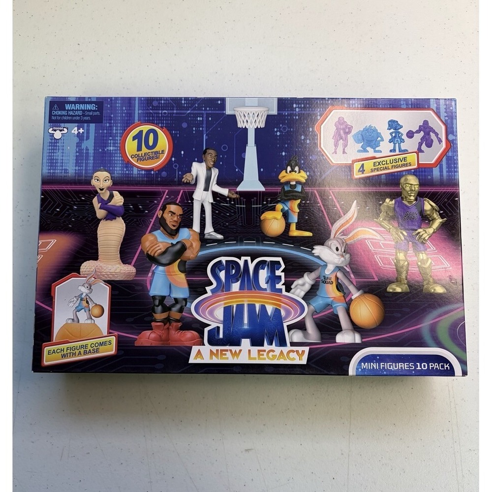 SPACE JAM A New Legacy 2" Collectible 10 Pack Mini Figures - New Slight Box Dmg